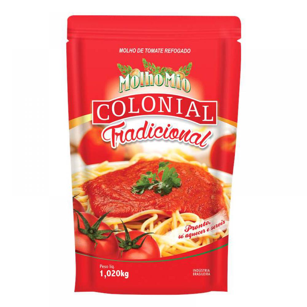 Sache De Molho De Tomate Molho Tomate Colonial Mio Tradicional Sache - 1,02kg - upside