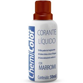 Corante Liquido xadrez Marrom 50ml